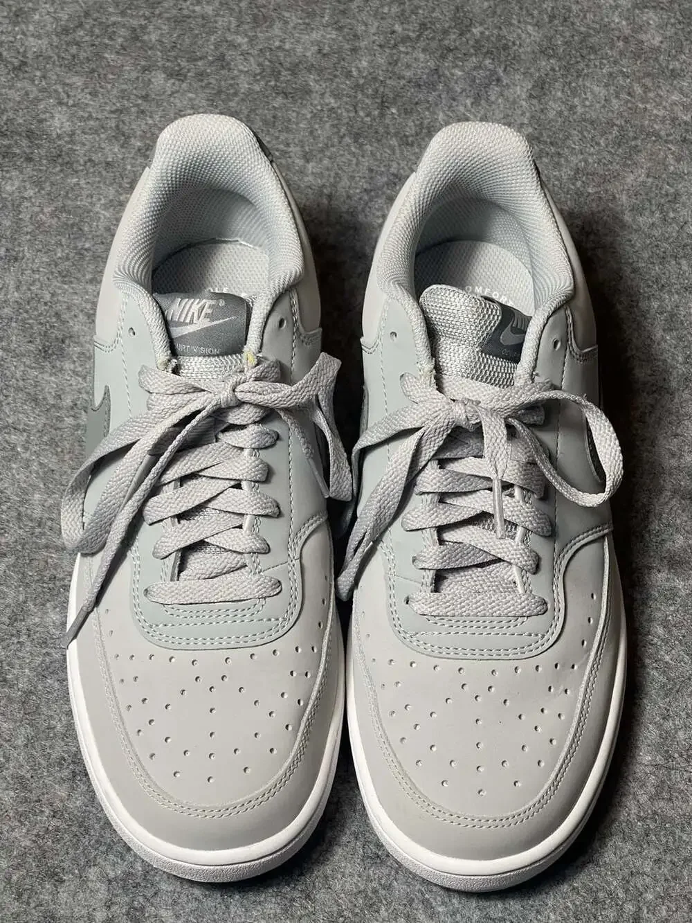 Nike Court Vision Low Men's Sneakers Wolf Grey Size 8